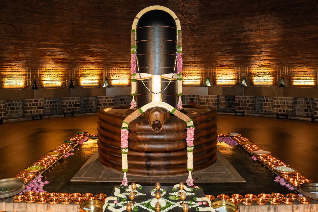 Isha Yoga Center meditation hall